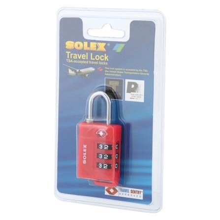 กุญแจรหัส SOLEX TSA 33 31 มม. สีแดง_3