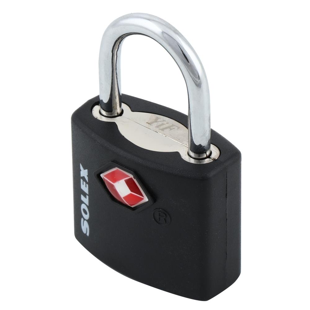 กุญแจสปริง SOLEX TSA K25 27 มม. สีดำ