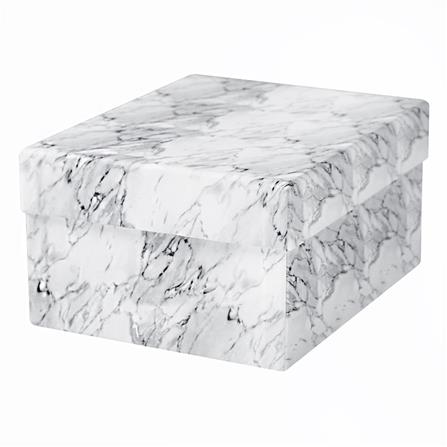 กล่อง PVC เหลี่ยม STACKO ไซซ์ M 31.3x24.2x15.7 ซม. หินอ่อน_0