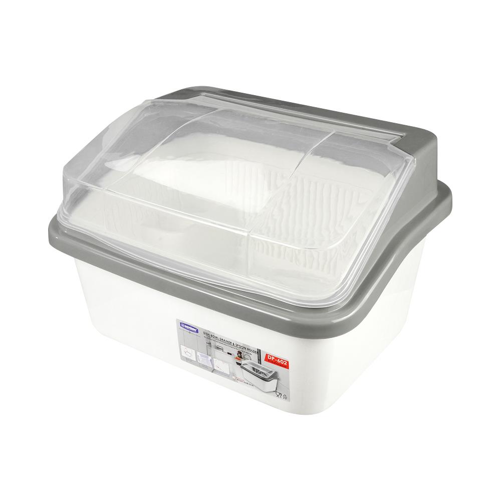 ชั้นคว่ำจาน ตั้งพื้น พลาสติก 47x37.5x28.3 ซม. KEY WAY DP-602