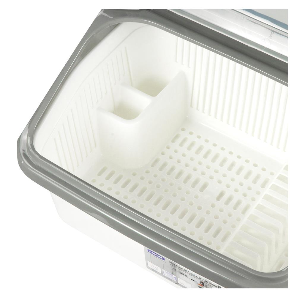 ชั้นคว่ำจาน ตั้งพื้น พลาสติก 47x37.5x28.3 ซม. KEY WAY DP-602