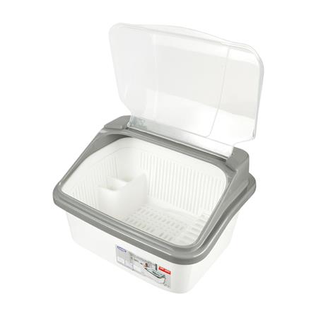 ชั้นคว่ำจาน ตั้งพื้น พลาสติก 47x37.5x28.3 ซม. KEY WAY DP-602_2