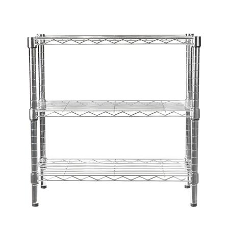 ชั้นวางของ 3 ชั้น STACKO BAZE 60x30x60 ซม. สีโครเมียม_1