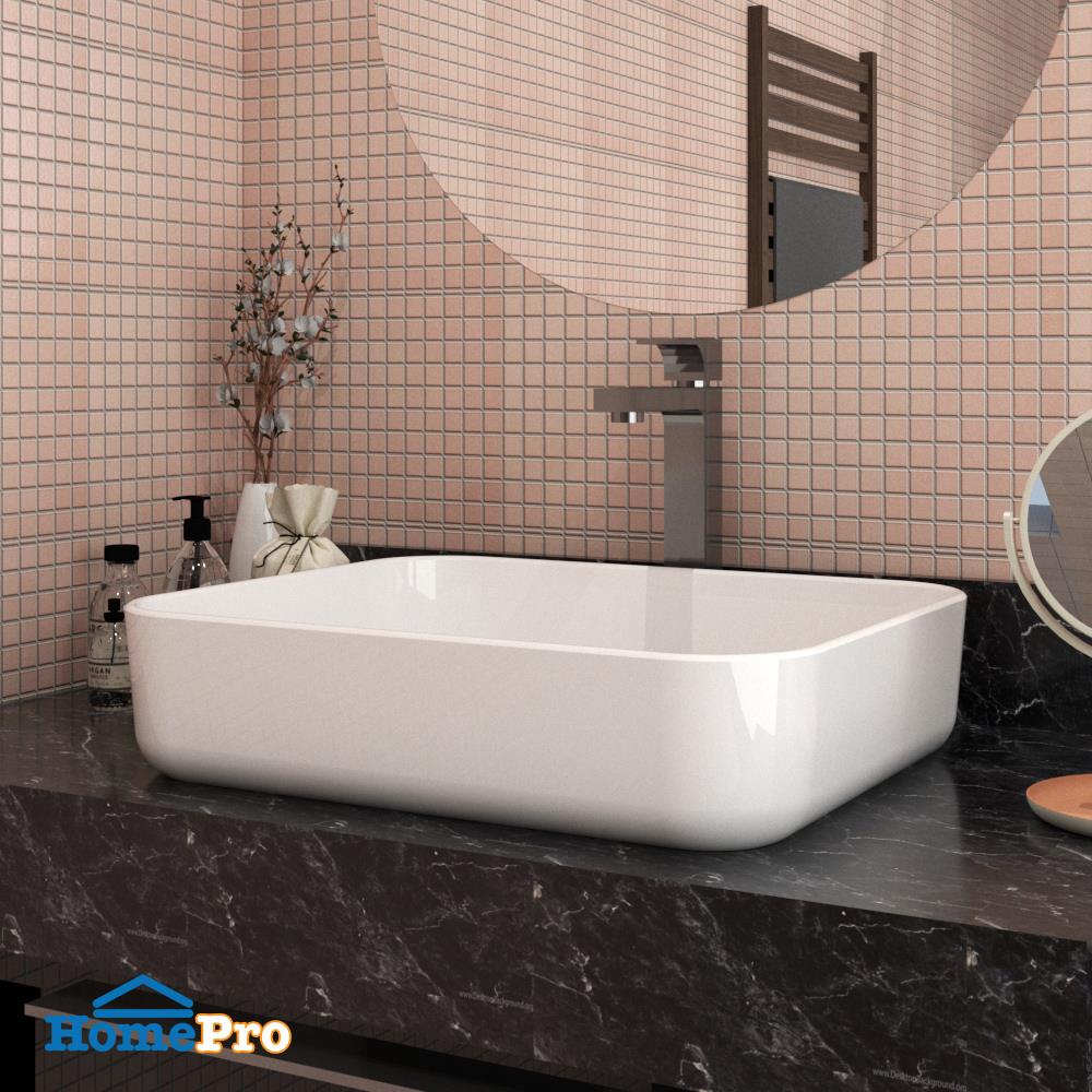 อ่างล้างหน้าลอย MOYA 203 สีขาว