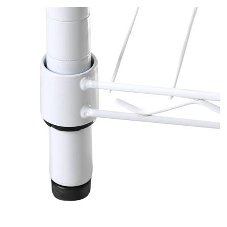 ชั้นวางของ 4 ชั้น STACKO BAZE 60x30x97.5 ซม. สีขาว_3