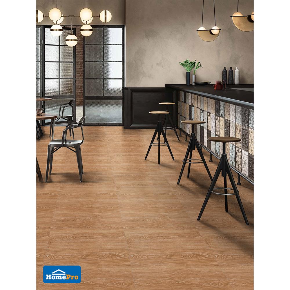 กระเบื้องพื้น 60x60 ซม. เลสเนอร์วู้ด น้ำตาล 1.44M2