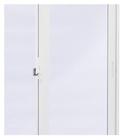 หน้าต่างบานเลื่อน อะลูมิเนียม S-S มุ้ง  SANKYOALUMI 120X150 ซม. สีขาว_1