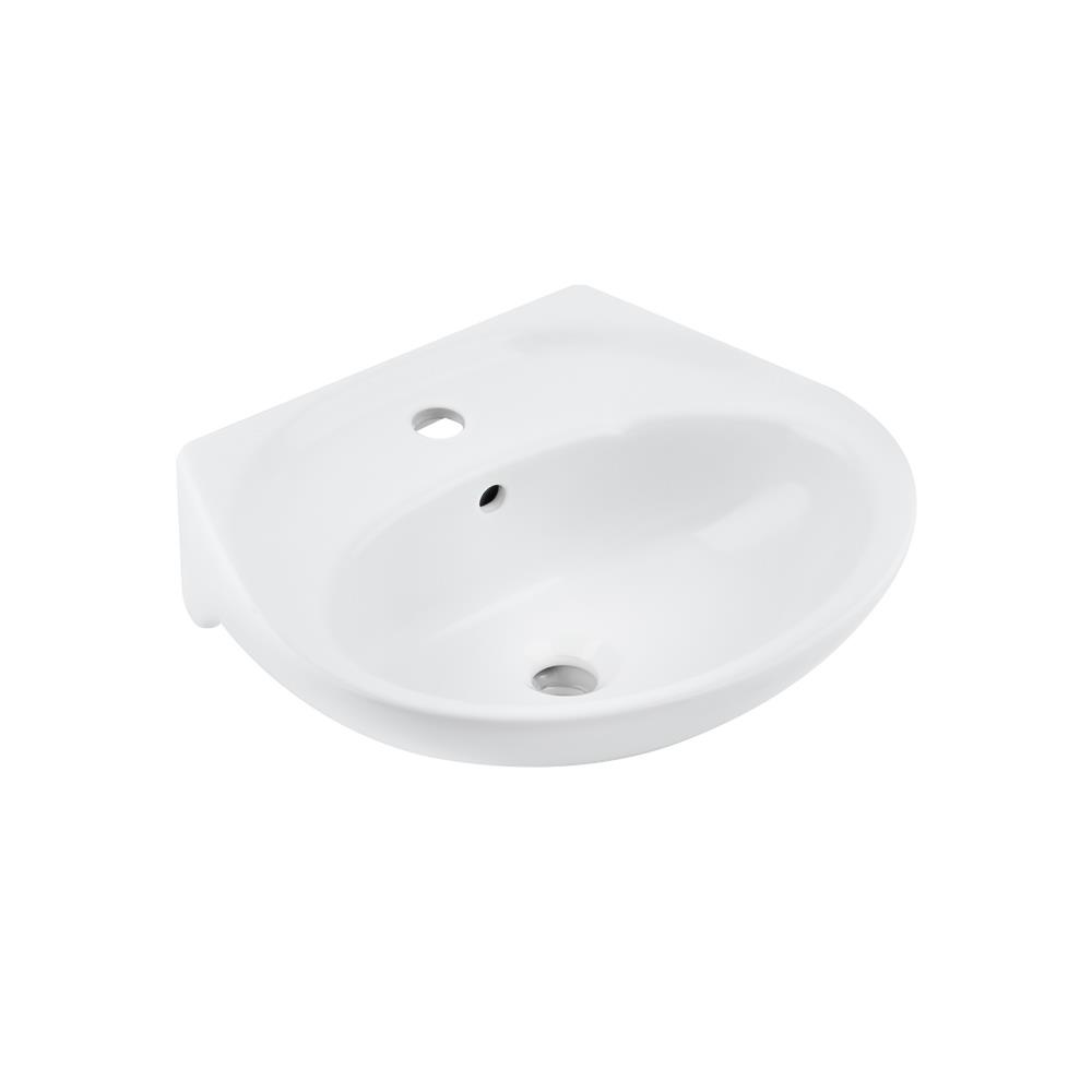 อ่างล้างหน้าแบบแขวน KARAT K-21135X-1-WK สีขาว