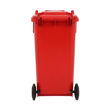 ถังขยะเหลี่ยม ฝาเปิด-ปิด มีล้อ ACCO 240L สีแดง_3