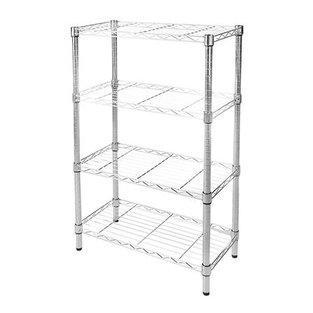 ชั้นวางของ 4 ชั้น STACKO BAZE 60x30x97.5 ซม. สีโครเมียม