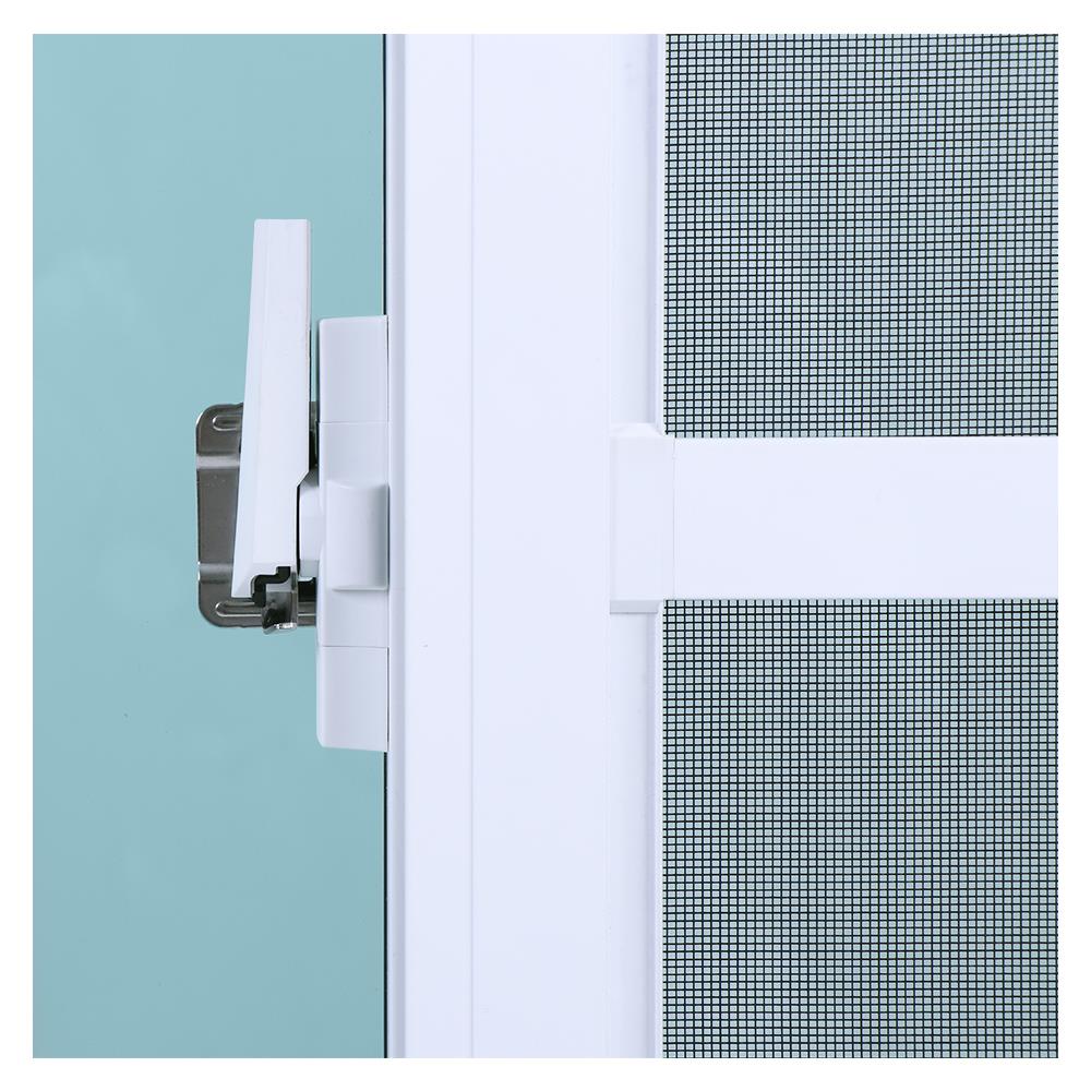 หน้าต่างบานเลื่อน อะลูมิเนียม S-F-S มุ้ง SANKYOALUMI J-TRUST 180X150 ซม. สีขาว