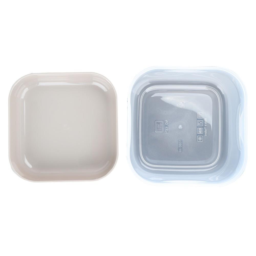 กล่องอาหารเหลี่ยมมีช่องแบ่ง 2ชั้น JCJ 1371