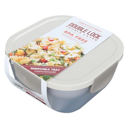 กล่องอาหารเหลี่ยมมีช่องแบ่ง 2ชั้น JCJ 1371_3