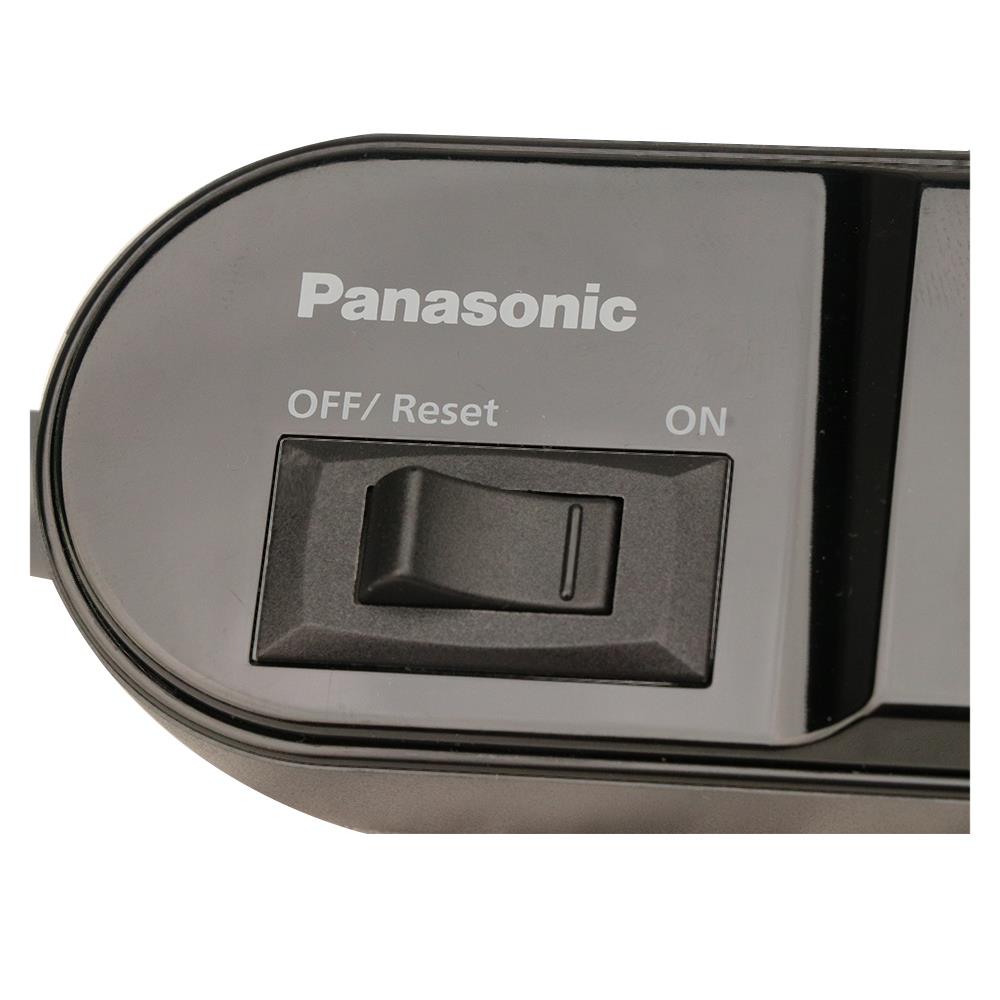 รางปลั๊กไฟ 3 ช่อง 1 สวิตซ์ PANASONIC WCHG24132B 1 ม. สีดำ