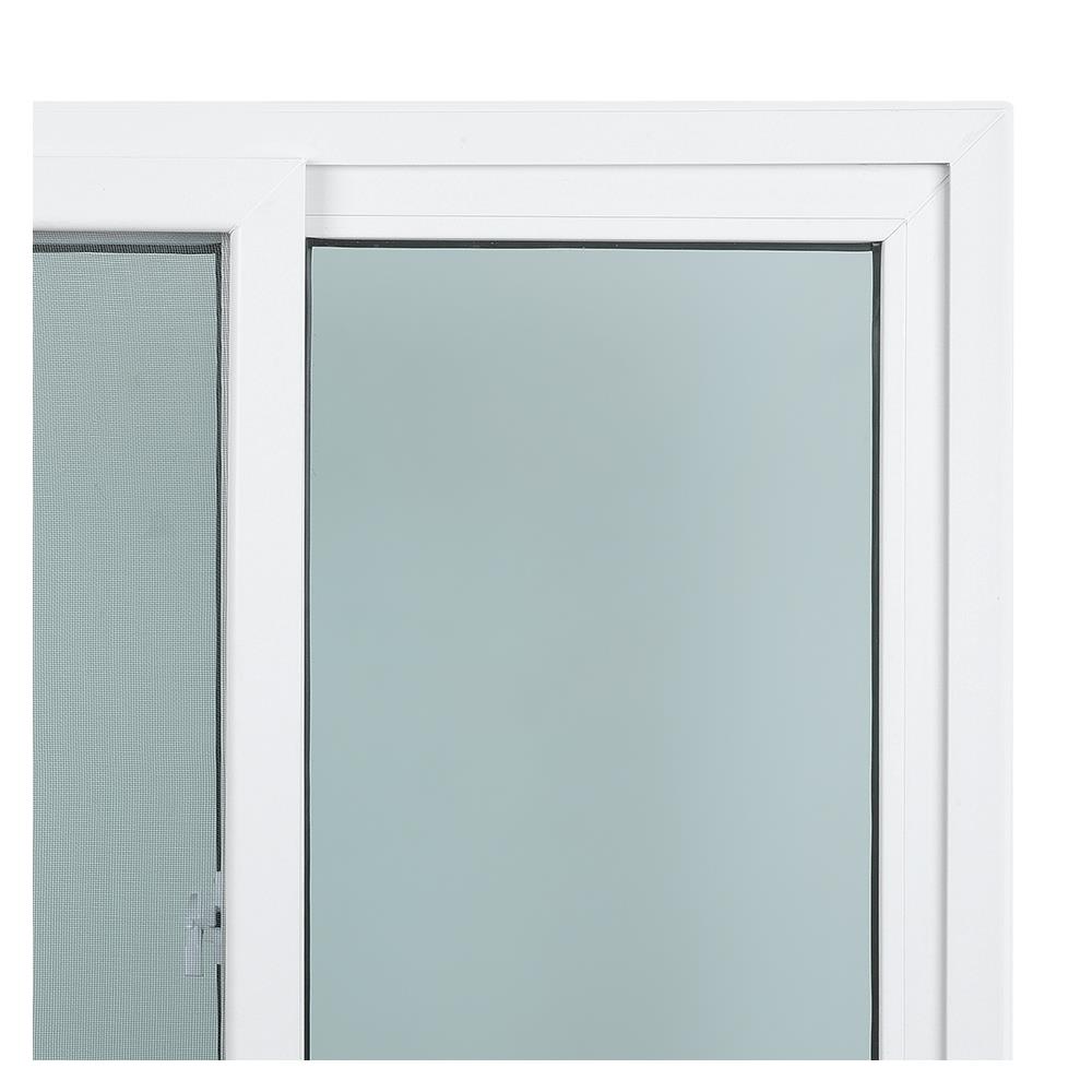 หน้าต่างบานเลื่อน UPVC S-S มุ้ง HOFFEN TRENDY 100X110 ซม. สีขาว