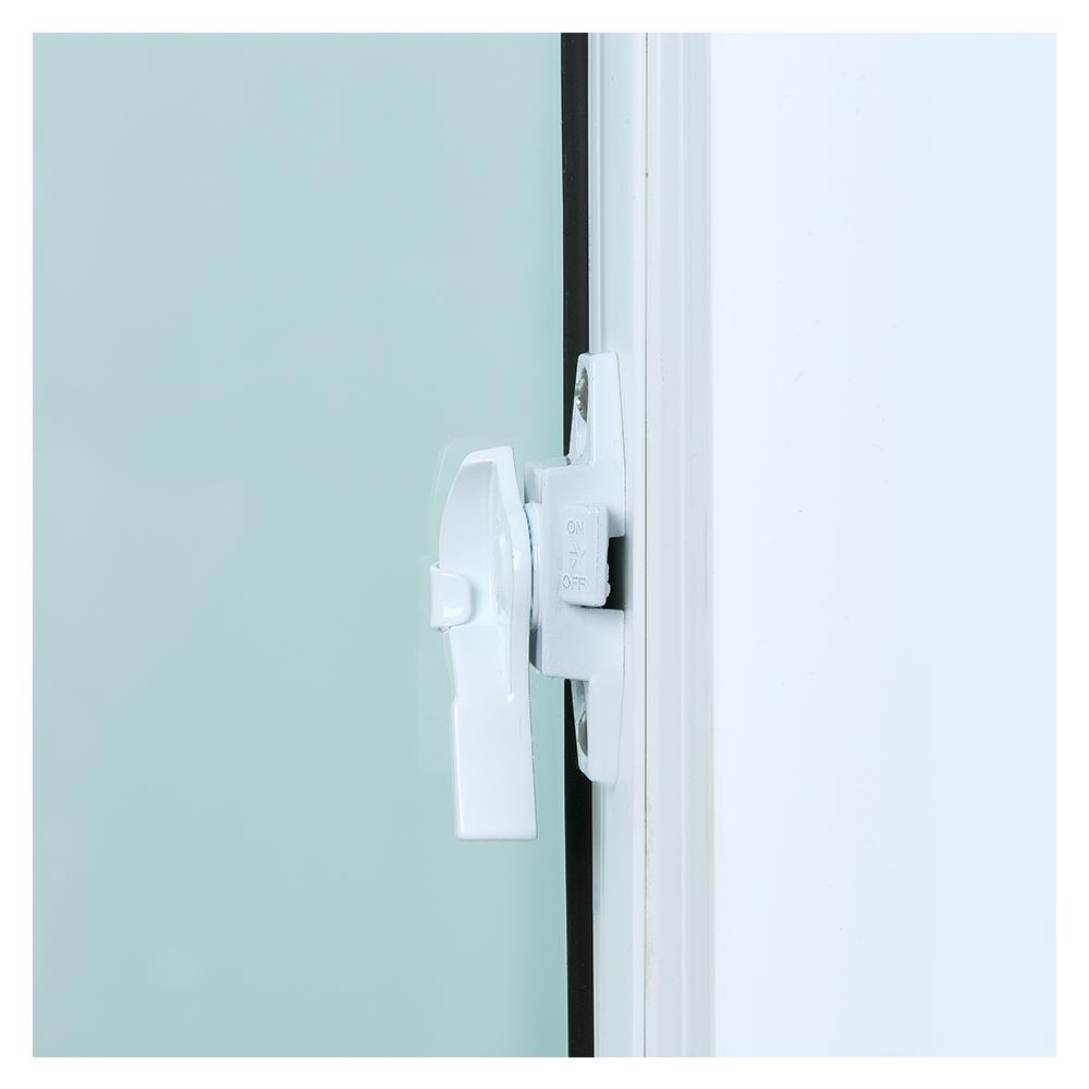 หน้าต่างบานเลื่อน UPVC S-S มุ้ง HOFFEN TRENDY 100X110 ซม. สีขาว