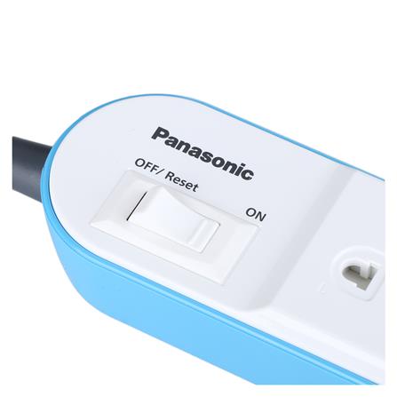 รางปลั๊กไฟ 3 ช่อง 1 สวิตซ์ PANASONIC WCHG24332D 3 ม. สีฟ้า_3