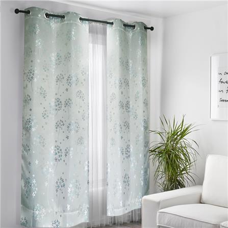 ผ้าม่าน EYELET HOME LIVING STYLE FLY UV 135X160 ซม. สีเทา_5