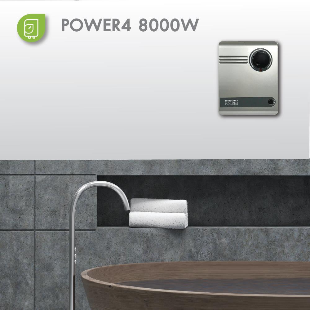 เครื่องทำน้ำร้อน MAZUMA POWER4 8000 วัตต์ สีขาว