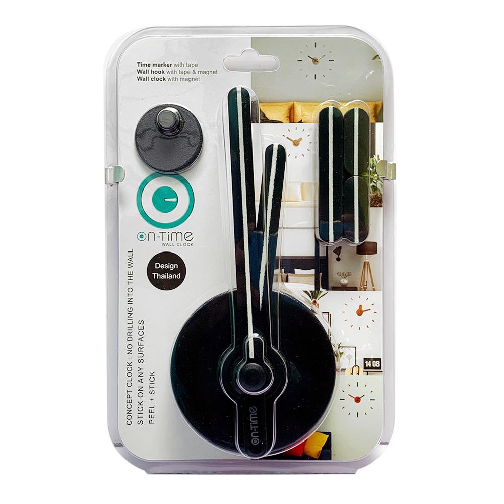 นาฬิกาติดผนัง ON TIME V2 DIY NIGHT GLOW 22 นิ้ว สีดำ