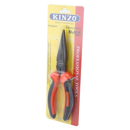 คีมปากแหลมชุบนิกเกิลดำ KINZO 8 นิ้ว_3