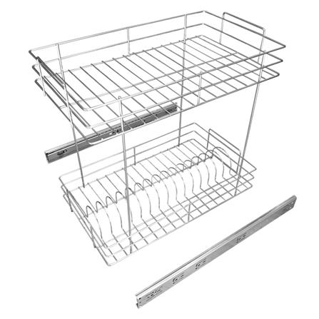 ชุดตะแกรงคว่ำจาน/แก้ว 2 ชั้น PARNO SS304_0
