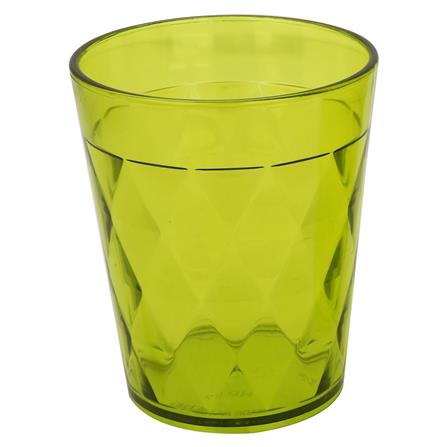 แก้วน้ำ PS  280ml SN DIAMOND แพ็ค 2 ใบ เขียว_0