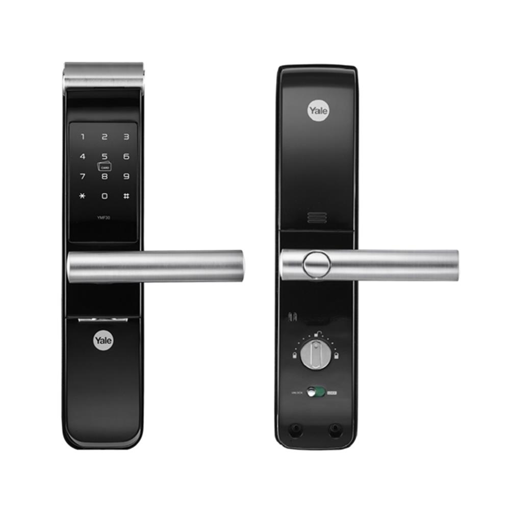 กลอนดิจิตอล YALE YMF30 สีดำ