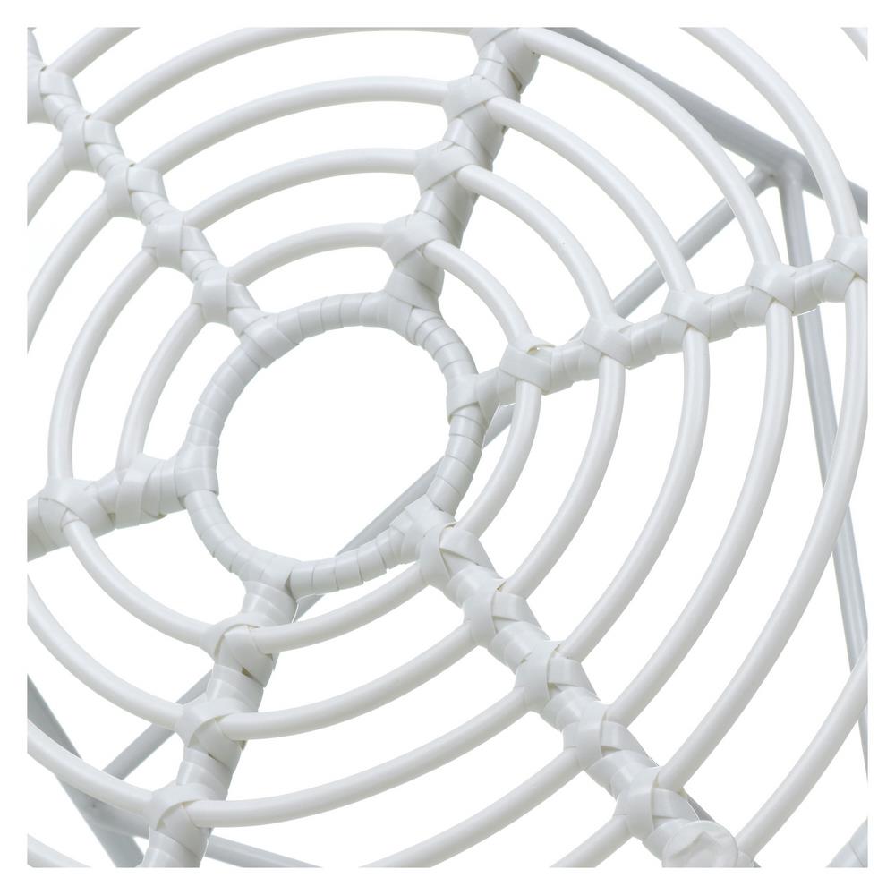 โต๊ะสนามหวายเทียม SPRING TRENDY สีขาว