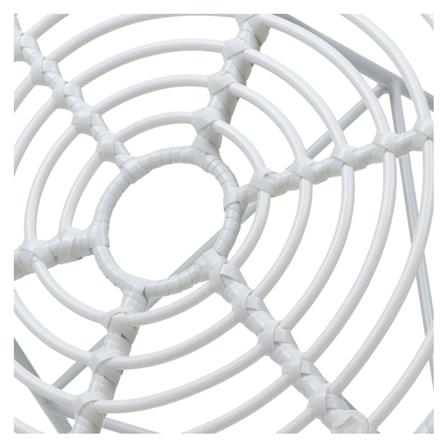 โต๊ะสนามหวายเทียม SPRING TRENDY สีขาว_1