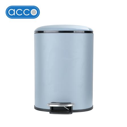 ถังขยะเหยียบกลม ACCO MILD SOFT CLOSE ขนาด 12L สีเทา