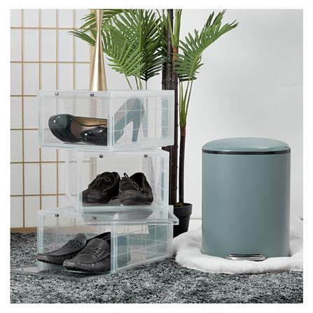 ถังขยะเหยียบกลม ACCO MILD SOFT CLOSE ขนาด 12L สีเทา_6