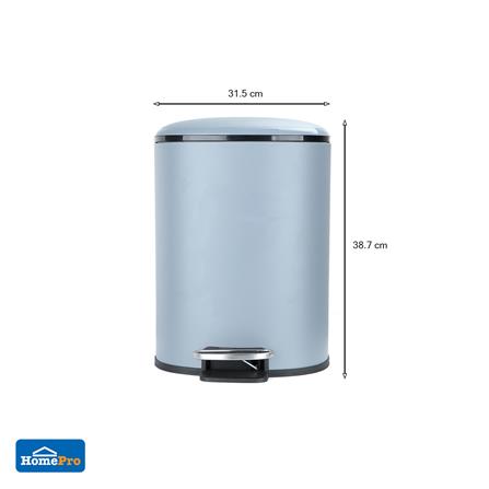 ถังขยะเหยียบกลม ACCO MILD SOFT CLOSE ขนาด 12L สีเทา_8