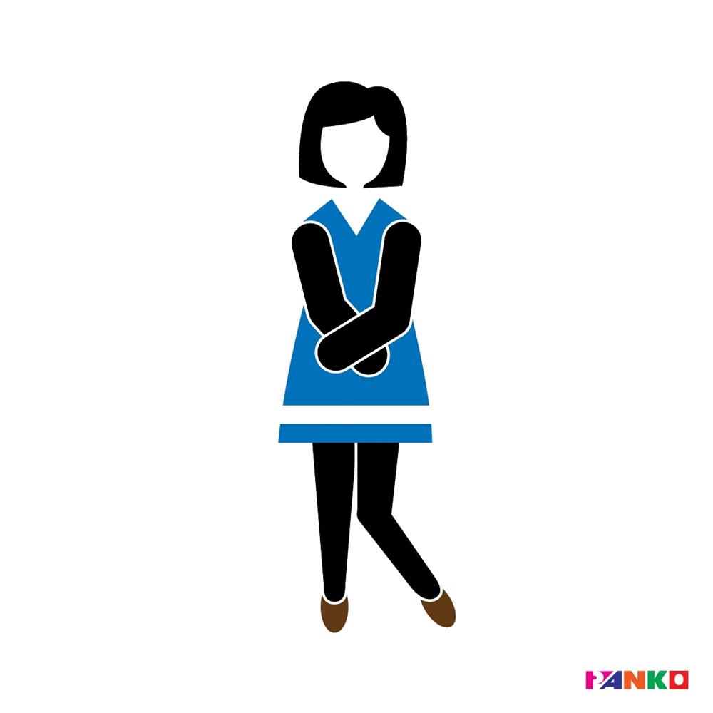 ป้ายห้องน้ำหญิง PLASTWOOD PANKO SA1907