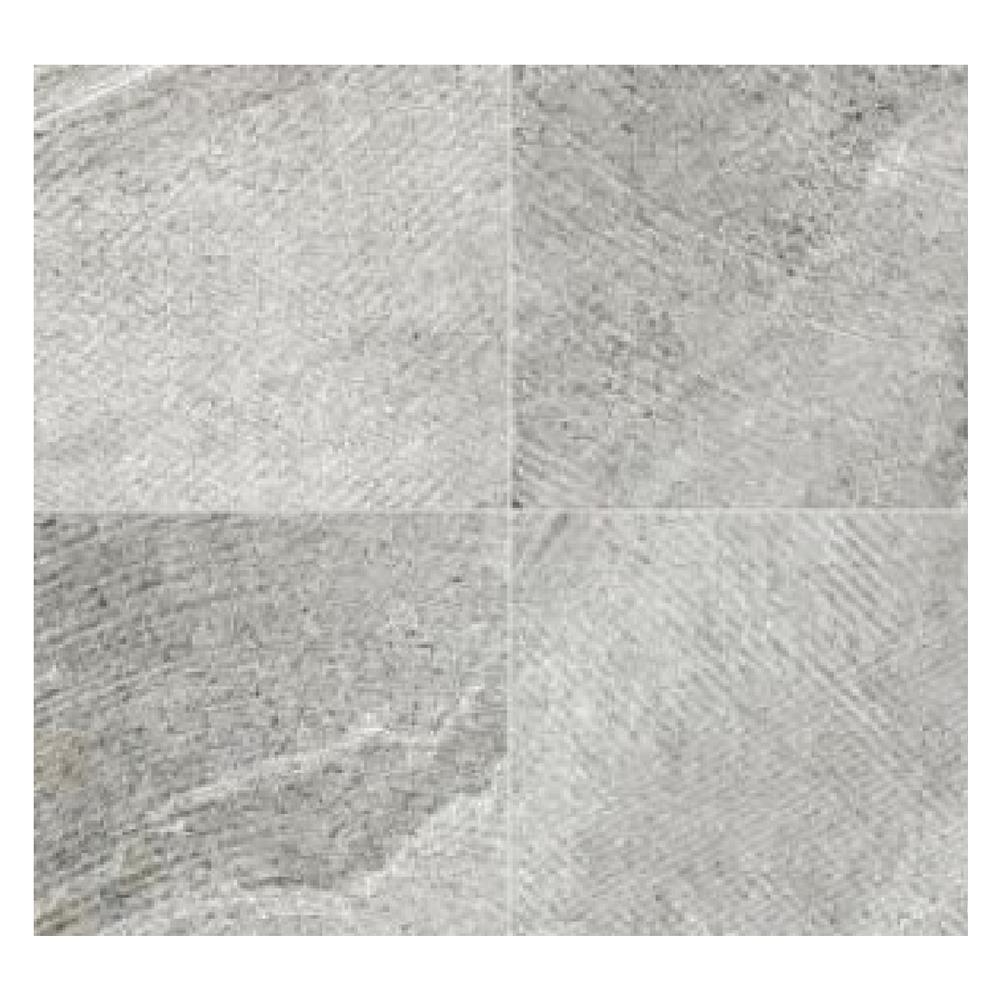 กระเบื้องพื้นพอร์ซเลน  16x16 นิ้ว COTTO คัตติ้ง สโตน เทา PM