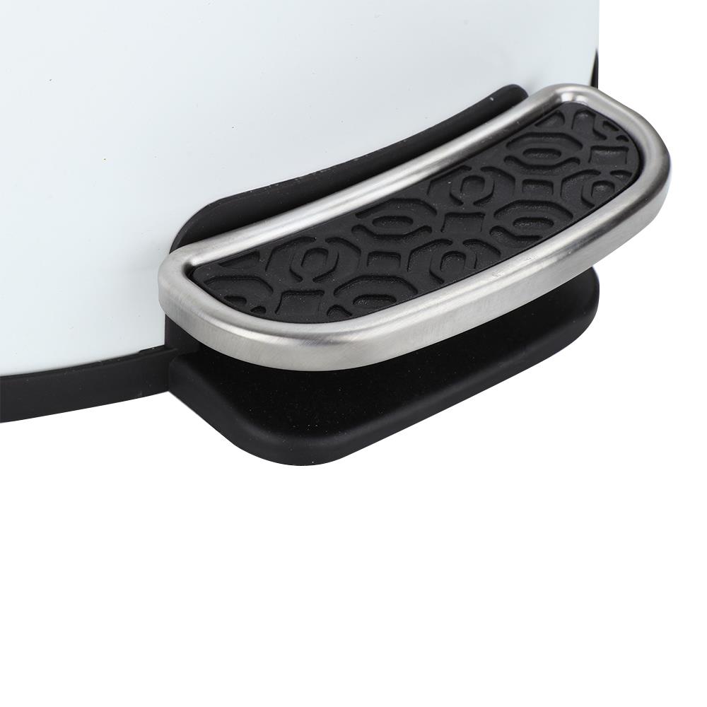 ถังขยะเหยียบกลม ACCO MILD SOFT CLOSE ขนาด 12L สีขาว