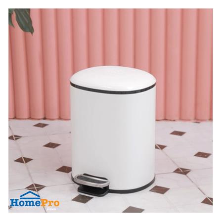 ถังขยะเหยียบกลม ACCO MILD SOFT CLOSE ขนาด 5L สีขาว_7