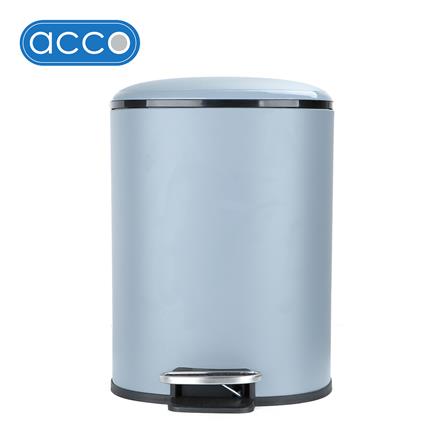 ถังขยะเหยียบกลม ACCO MILD SOFT CLOSE ขนาด 5L สีเทา