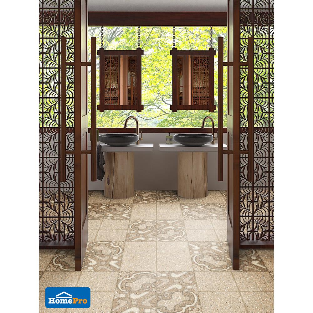 กระเบื้องพื้น 40x40 ซม. อิสตันบลู เบจ 1M2