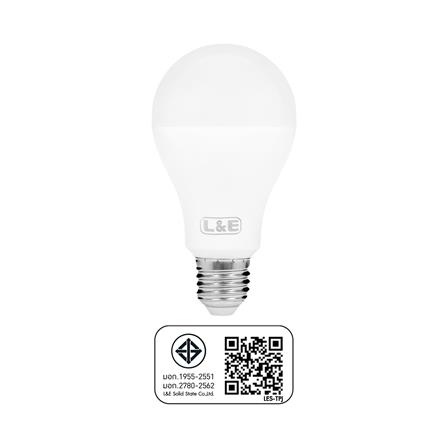 หลอด LED L&E Bulb 13 วัตต์ WARMWHITE E27_4