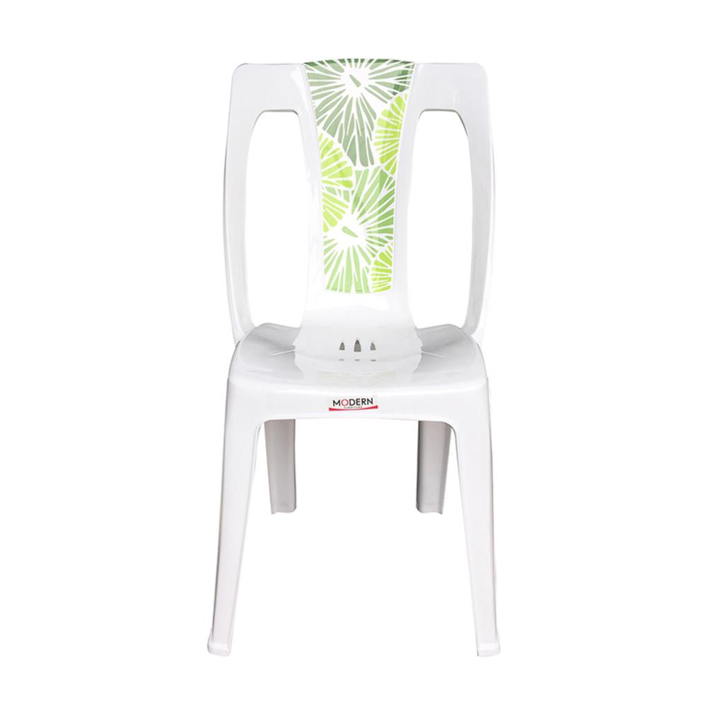 เก้าอี้พลาสติก SPRING LOTUS สีขาว