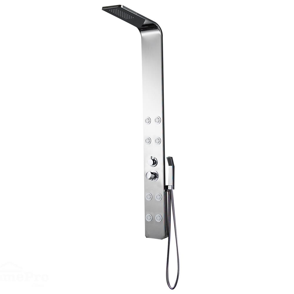 ชุดผนังอาบน้ำ NOVABATH NVB-SPS158 สีโครม