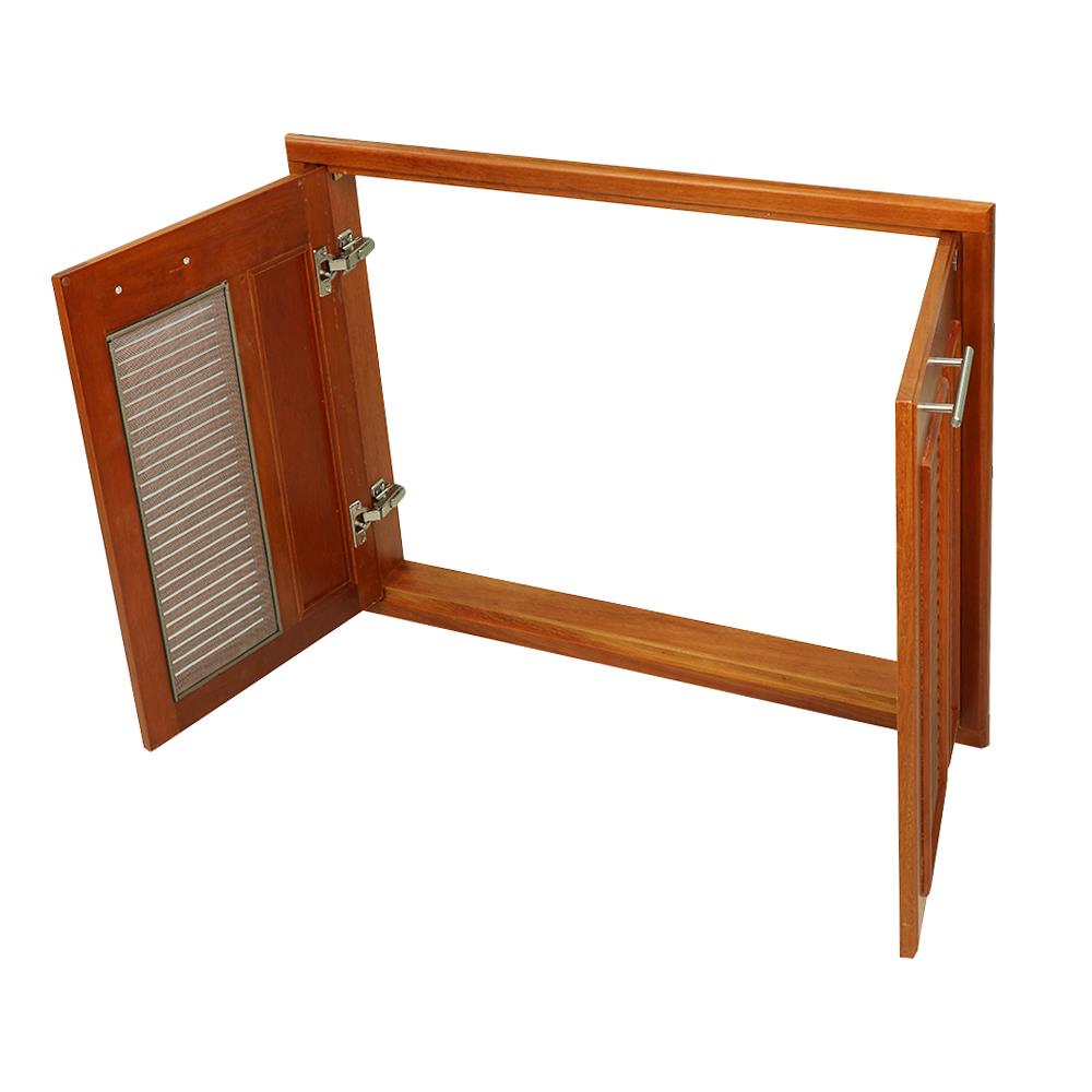 บานซิงค์คู่ HOME WOOD COZY GOLD 81x61 ซม. สีไม้