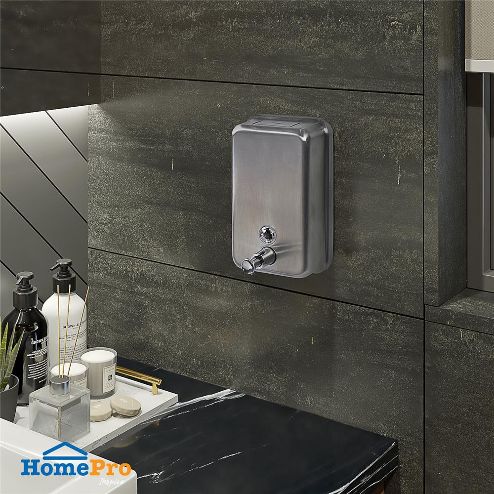 ที่กดสบู่ ติดผนัง 1 ช่อง MOYA SSD 002 1000 มล. สีโครม