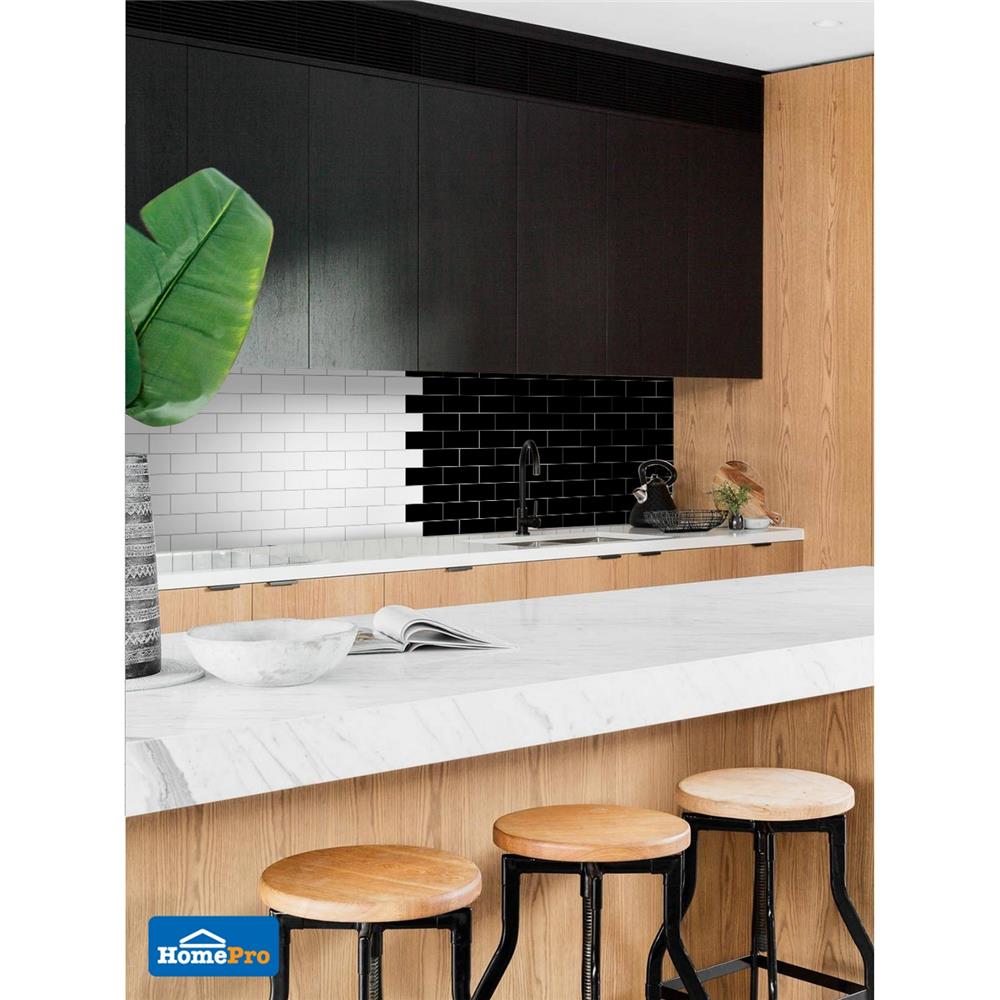 กระเบื้องผนัง 7.5x15 ซม. MULIA กลอสซี่ ไวท์ 1.01 ตร.ม.