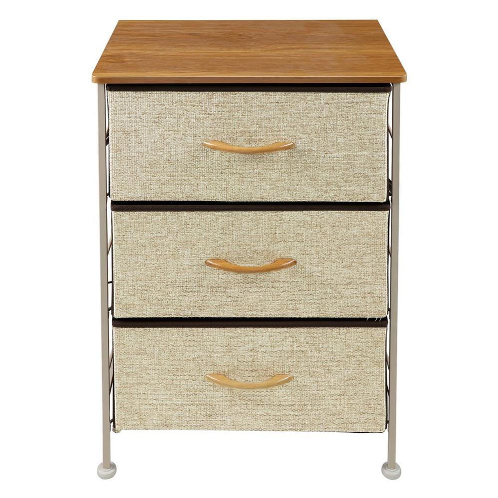 ชั้นลิ้นชักผ้า 3 ชั้น STACKO THYME 45x30x76 ซม. สีเบจ