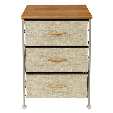 ชั้นลิ้นชักผ้า 3 ชั้น STACKO THYME 45x30x76 ซม. สีเบจ_0