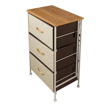 ชั้นลิ้นชักผ้า 3 ชั้น STACKO THYME 45x30x76 ซม. สีเบจ_1