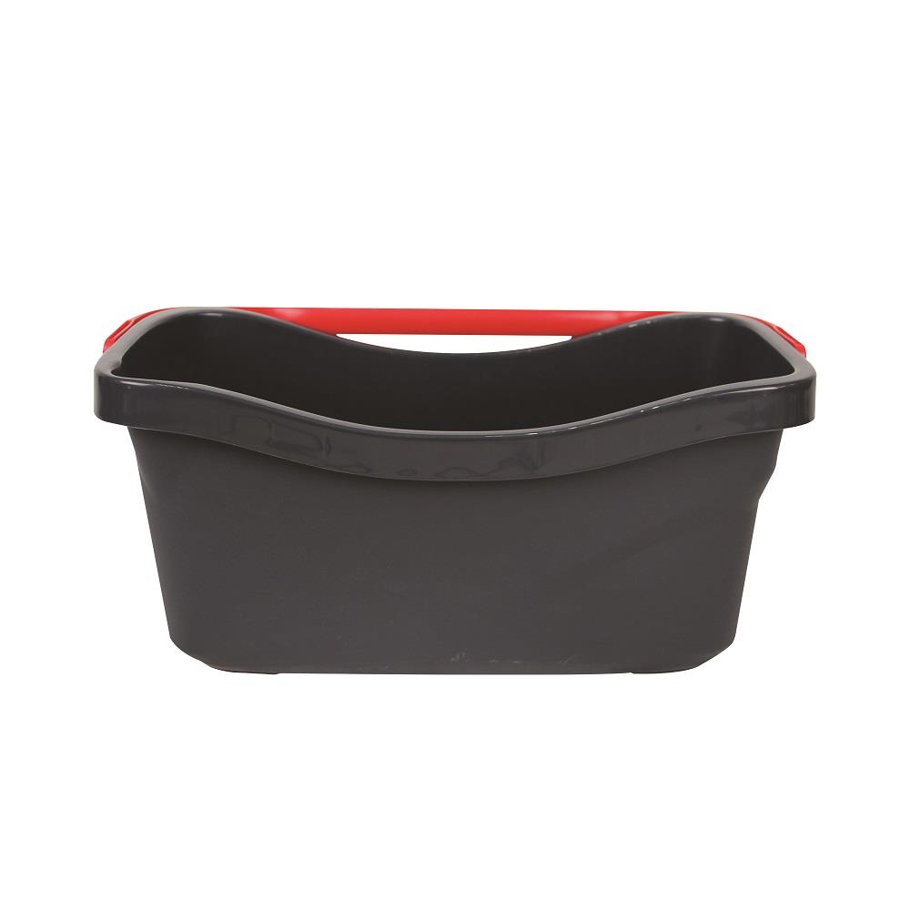 ถังซักม็อบเหลี่ยม VILEDA 11 ลิตร สีดำ/แดง