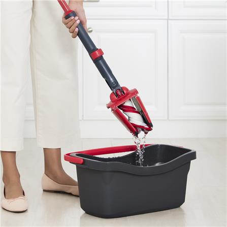 ถังซักม็อบเหลี่ยม VILEDA 11 ลิตร สีดำ/แดง_3